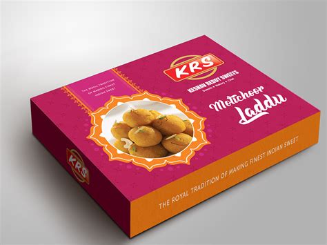 KRS Sweet box packaging on Behance