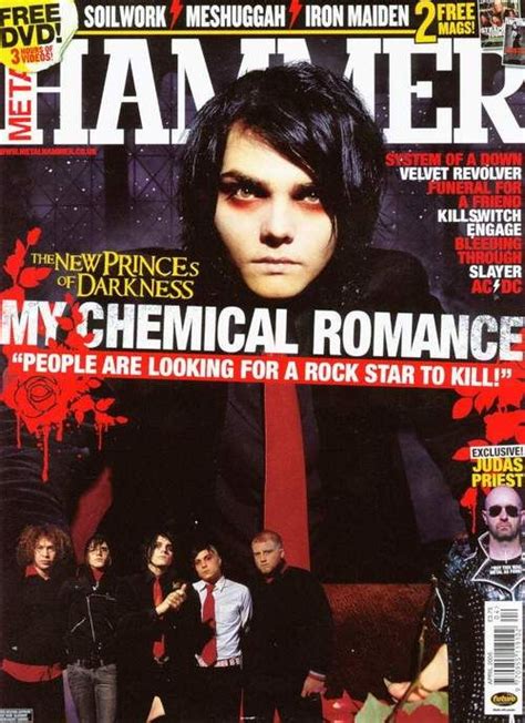 My Chemical Romance on the cover of Hammer magazine | My chemical ...