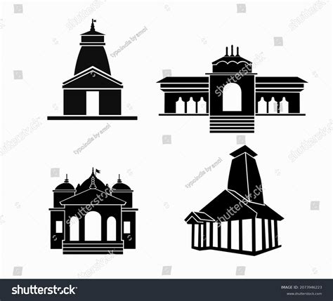 24 Char Dham Temples Vector Images, Stock Photos & Vectors | Shutterstock