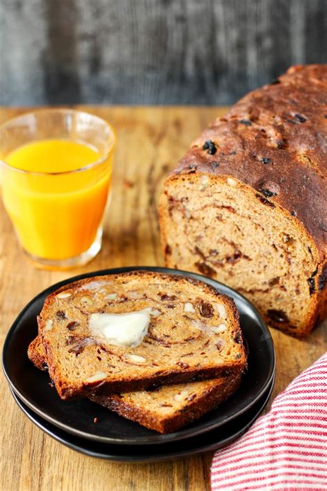 Whole Wheat Cinnamon Raisin Bread | Karen's Kitchen Stories