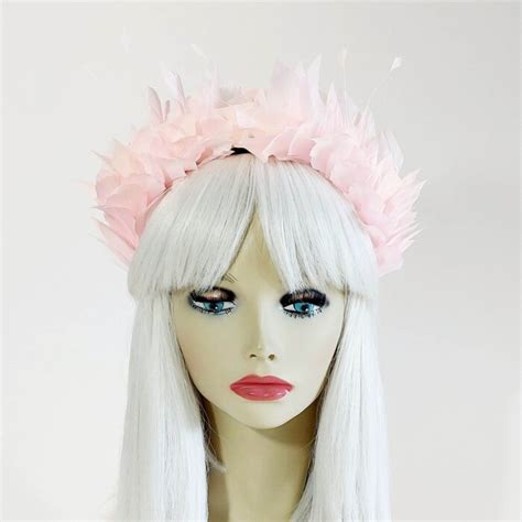 Feather Crown ‘Bianca’ | Baby Pink | Divalicious