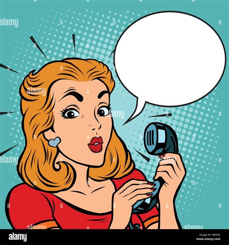 Cartoon girl talking bubble hi-res stock photography and images - Alamy