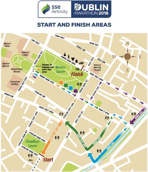 Dublin Marathon 2024 Elevations Map - Cami Kirbee