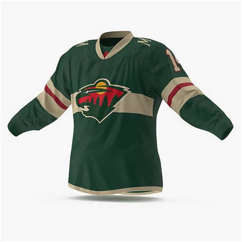 Jersey Minnesota Wild 3D model | CGTrader