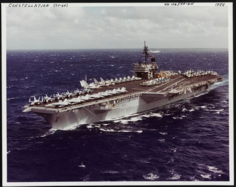 Aircraft Carrier Photo Index: USS CONSTELLATION (CVA-64)