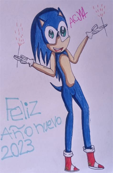 Sonic celebrando 2023 by anacarojim14 on DeviantArt