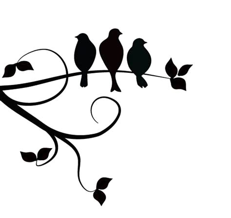 Three Little Birds Silhouette Image Clip art - Bird png download - 550* ...