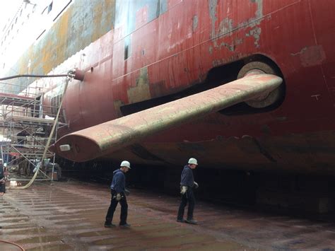 Retractable fin stabilizer on cruise ship MS Rotterdam [1024 x 768]. : MachinePorn