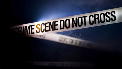 Crime Scene Tape Don`t Cross Stock Photo - Image of lettering, vehicle: 175830510