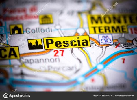 Pescia. Italy on a map Stock Photo by ©aliceinwonderland2020 333700830