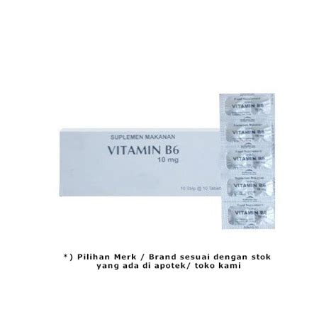 Vitamin B6 10 mg 10 Tablet - Kegunaan, Efek Samping, Dosis dan Aturan Pakai - Halodoc