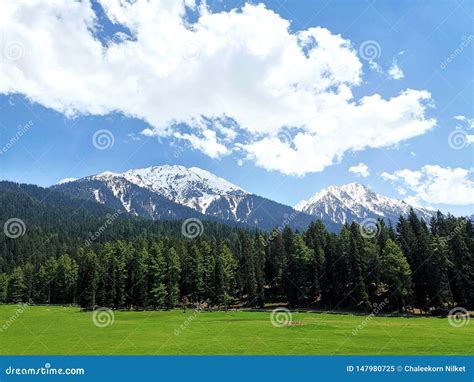 Pahalgam Mountains View, India Kashmir. Stock Image - Image of kashmir ...