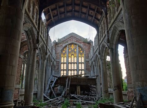 The Ruins of a Gothic Masterpiece: Abandoned City Methodist Church of ...