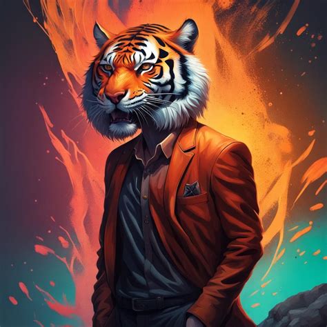 Tiger Face - AI Generated Artwork - NightCafe Creator