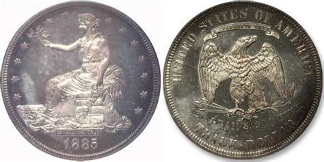 1885 Trade Dollar Proof Silver Coin Value The Most Rare Trade Dollar