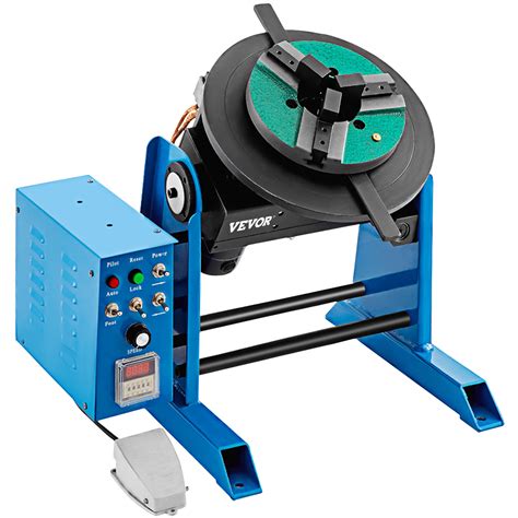 VEVOR 30KG Rotary Welding Positioner Turntable with 200mm Chuck & Foot ...