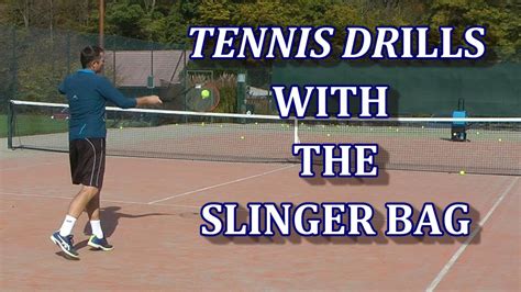 Tennis Technique Drills With The Slinger Bag Ball Machine - YouTube