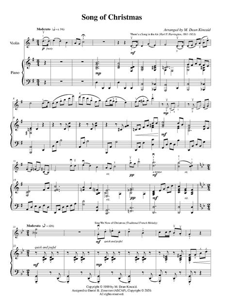 Hymns of the Faith for Violin and Piano Book 2 (Advanced) - Ziesemer Family Publishers