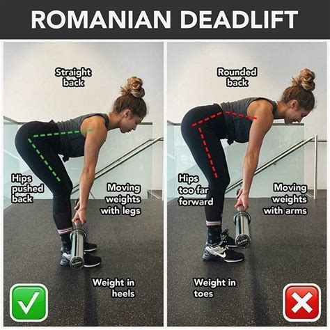 Romanian deadlift #DoingDeadliftExercises | Leg workout, Workout, Gym ...