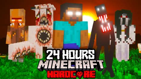 I Survived 24 Hours in the SCARIEST MODPACK in Minecraft Hardcore ...