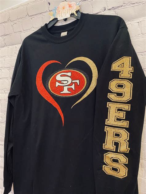 San Francisco 49ers long sleeve shirt | Etsy