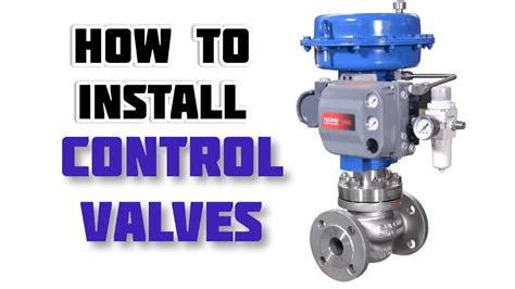 How to Install Control Valve || Control Valve Installation - YouTube