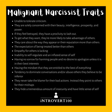 Malignant Narcissist Traits - What is Malignant Narcissism?