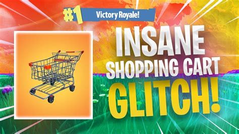 Fortnite Shopping Cart Glitch (How To Fly Up) - YouTube