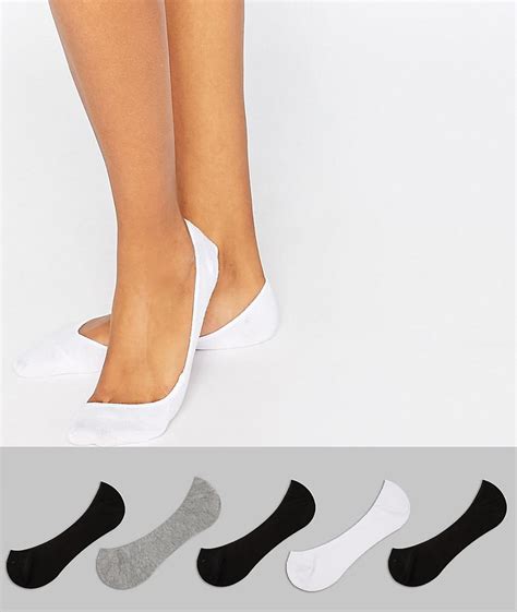 Lyst - Asos 5 Pack Pop Socks - Save 6.25%