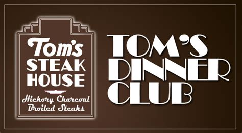 Tom's Steak House | Menu