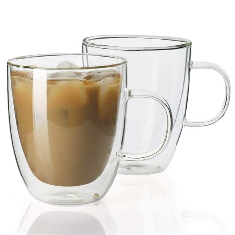 Buy Spatlus Double Wall Thermal Insulated Mug for Drinking Tea, Coffee, Espresso, Juice, Wine ...