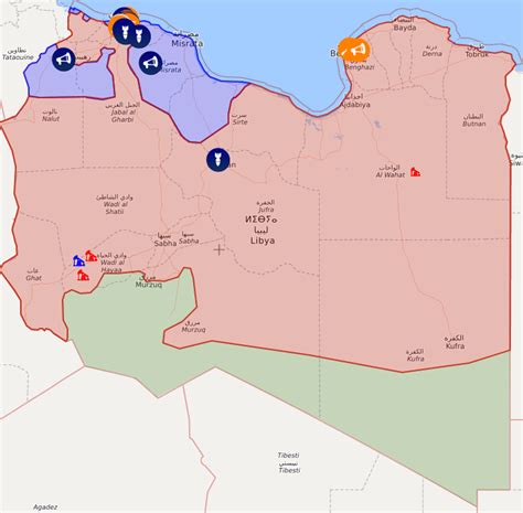 Libyan Civil War Live Map