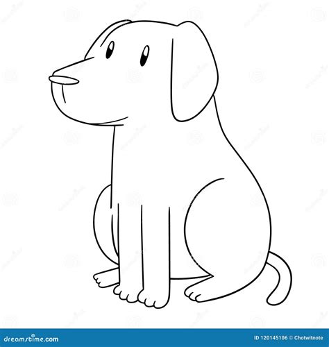 Vector of Dog, Labrador Retriever Stock Vector - Illustration of feet ...