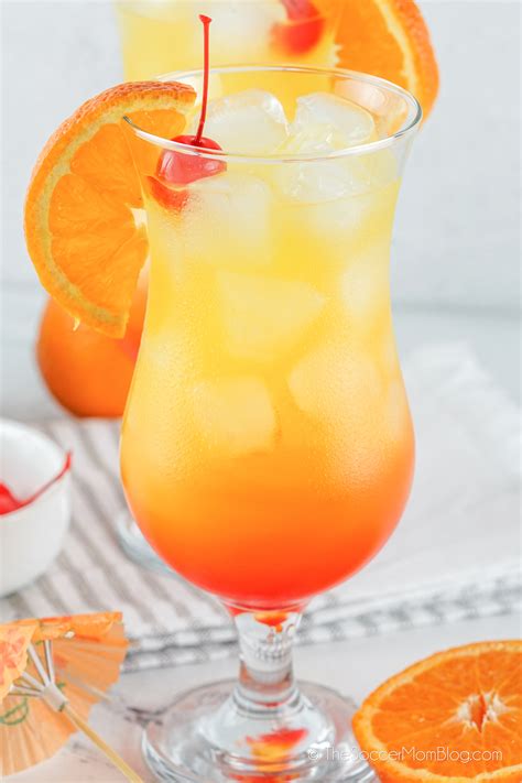 Tequila Sunrise Cocktail