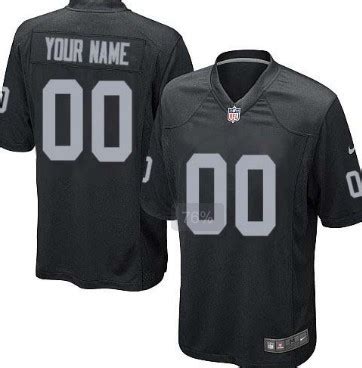 Men's Nike Oakland Raiders Customized Black Game Jersey on sale,for ...