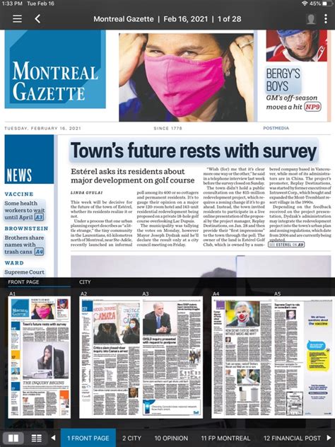 [Updated] Montreal Gazette ePaper for iPhone / iPad, Windows PC (2023) 🔥