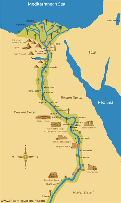 Ancient Egypt Maps