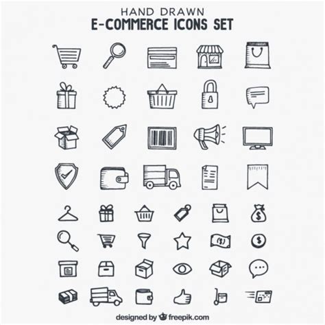 25+ Free E-Commerce Icon Sets to Download in 2018 | Pixlov