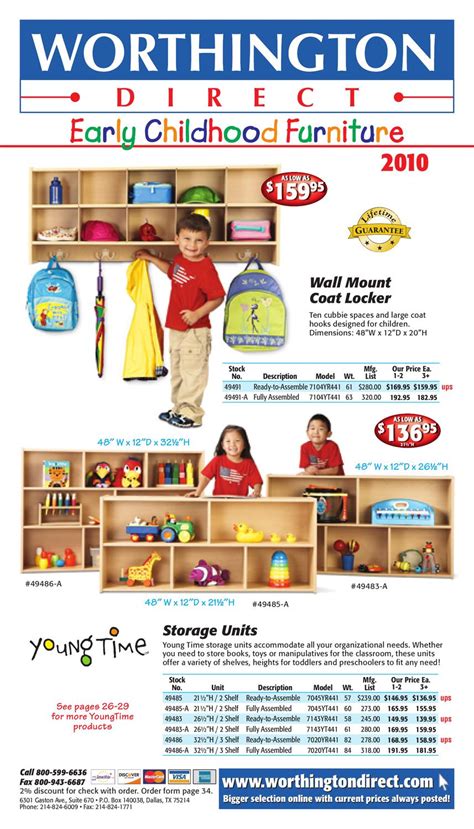 Worthington Direct Early Childhood Preschool Furniture Catalog- 2010 by ...