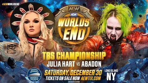 AEW TBS Championship Match Announced For Worlds End PPV