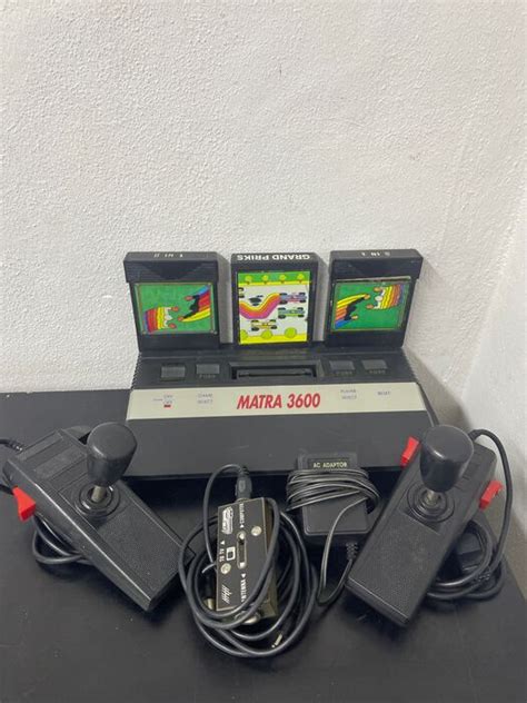 1 Matra 3600 - Atari 2600 clone system - Console with games (3 ...