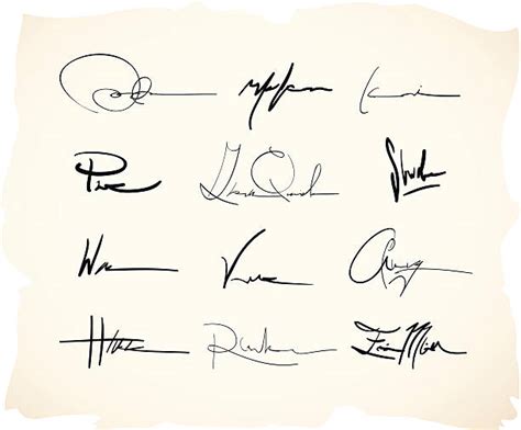 770+ Fake Signature Stock Illustrations, Royalty-Free Vector Graphics ...