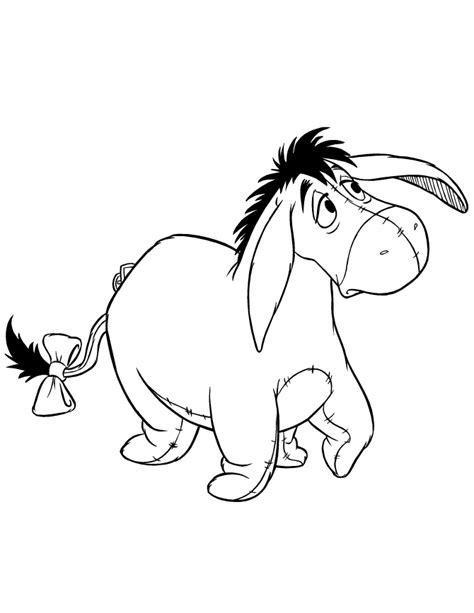 Free Printable Eeyore Coloring Pages