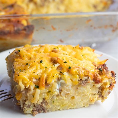 Sausage Egg Potato Bake