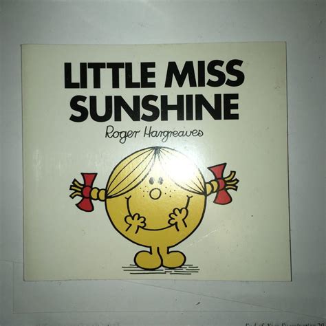 Little Miss Sunshine book, Hobbies & Toys, Books & Magazines, Fiction & Non-Fiction on Carousell