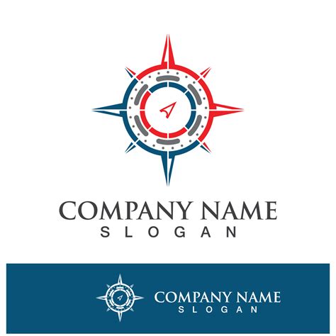 Compass Logo Template vector icon 13648636 Vector Art at Vecteezy