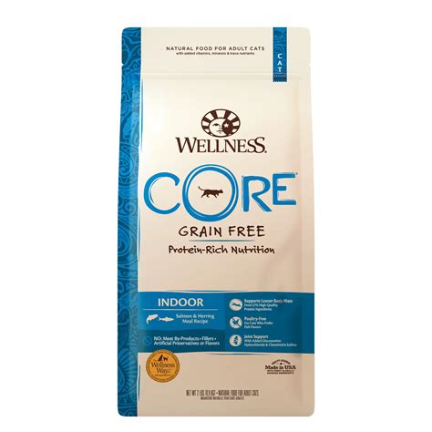 Wellness CORE Grain Free Dry Cat food - Indoor - Salmon & Herring Meal ...