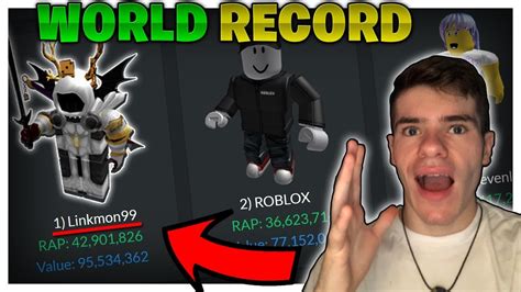 I'm Officially RICHER Than ROBLOX!! (WORLD RECORD BROKEN) - Linkmon99 ...