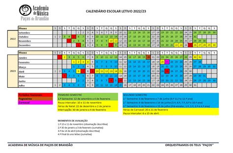 Calendário Escolar 2023 Municipal - IMAGESEE