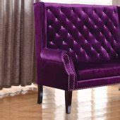 Romanus 511045 Sectional Sofa in Purple Fabric Coaster w/Options